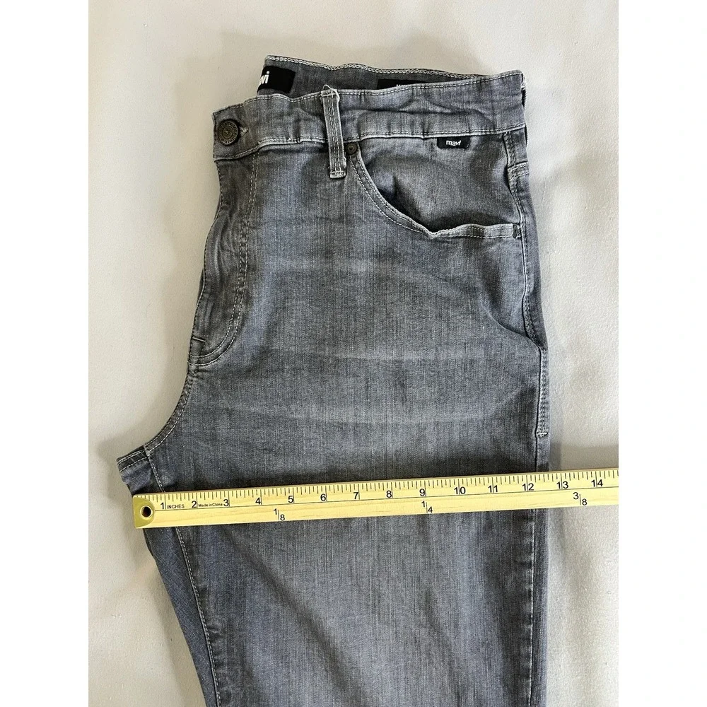 MAVI Mens MATT‎ Relaxed Straight Leg Stretch Denim Gray Jean 36W X 29.5